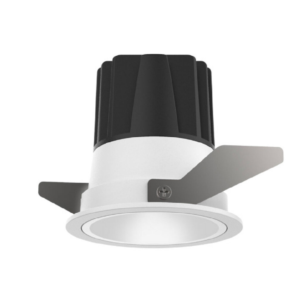 L.101-Cora Round. Fixed. White